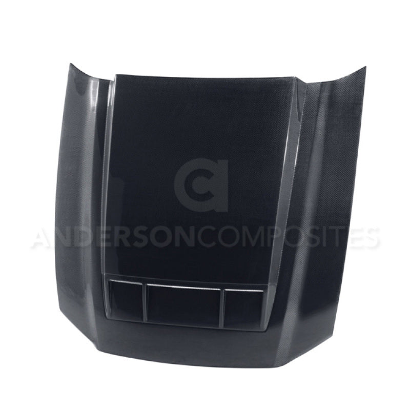 Anderson Composites 10-14 Ford Mustang/Shelby GT500 and 2013-2014 GT/V6 Ram Air Type-CR Hood AC-HD1011FDMU-TS AC-HD1011FDMU-TS Photo - Primary