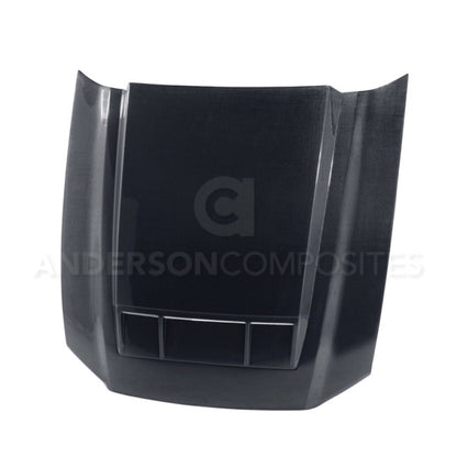 Anderson Composites 10-14 Ford Mustang/Shelby GT500 and 2013-2014 GT/V6 Ram Air Type-CR Hood AC-HD1011FDMU-TS AC-HD1011FDMU-TS Photo - Primary