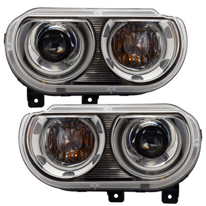 ORACLE Lighting Oracle 08-14 Dodge Challenger SMD HL (HID Style) - ColorSHIFT w/ Simple Controller 7132-504 7132-504 Photo - lifestyle view