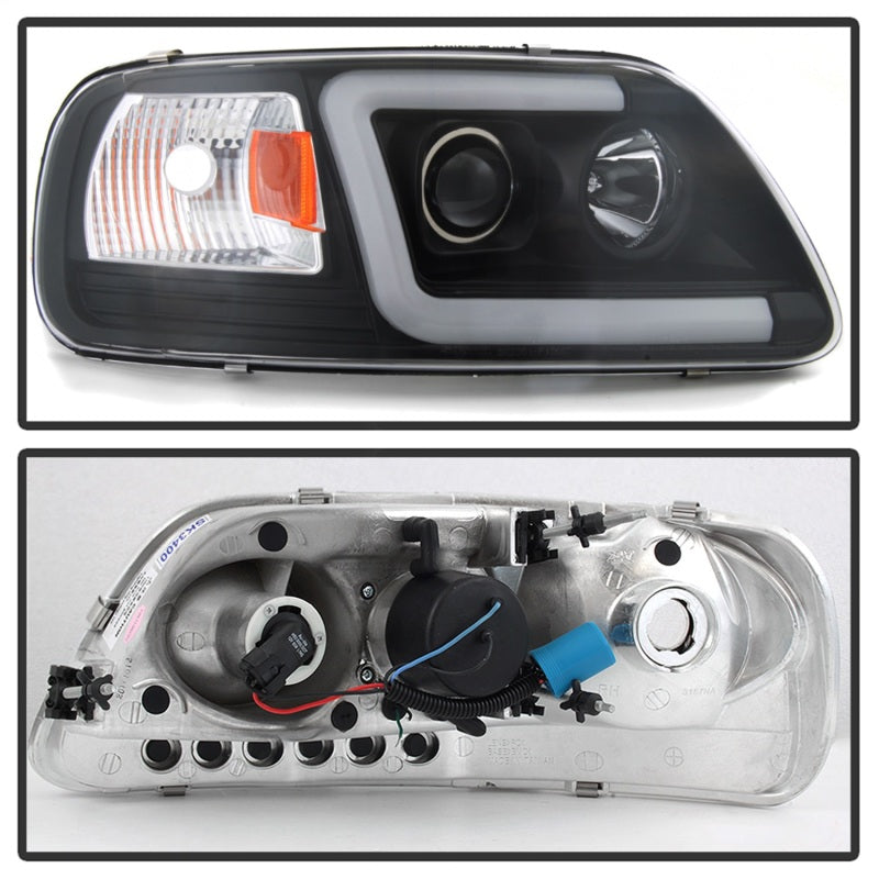 Spyder 97-03 Ford F-150 (After 6/1997) Light Bar Projector Headlights - Blk (PRO-YD-FF15097V2-LB-BK) 5084538 5084538 Photo - Unmounted
