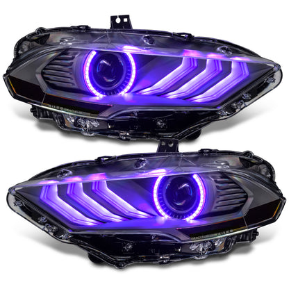 ORACLE Lighting 18-23 Ford Mustang Dynamic ColorSHIFT LED Headlights - Black Series 8204-332 8204-332 Photo - out of package