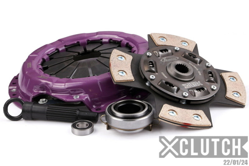 XCLUTCH 90-94 Plymouth Laser RS 2.0L Stage 2R Extra HD Sprung Ceramic Clutch Kit XKMI22010-1R XKMI22010-1R Photo - Primary