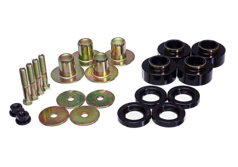Energy Suspension Supplental Body Mount Kit 1968-72 Chevrolet Chevelle Black 3.4171G Photo - Primary