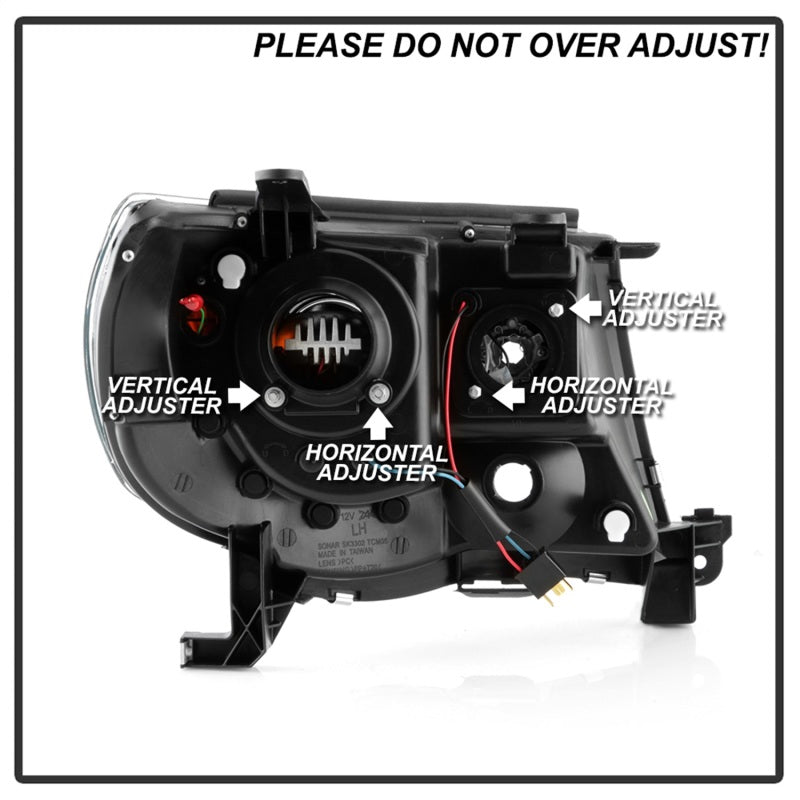 Spyder Toyota Tacoma 05-11 V2 High-Power LED Headlights - Black PRO-YD-TT05PL-BK 5088185 5088185 Photo - Unmounted