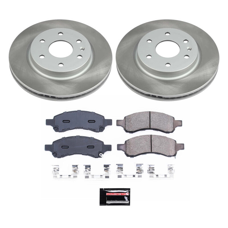 PowerStop Power Stop 07-10 Saturn Outlook Front Semi-Coated Rotor Kit SC4657 SC4657 Photo - Primary