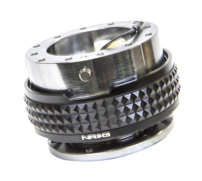 NRG Quick Release Kit - Gunmetal Body / Black Pyramid Ring SRK-210GM/BK Photo - Primary