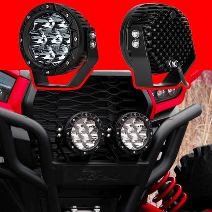 XKGLOW XK Glow Spot Beam Cube Offroad Round Work Light Kit 1pc 5in XK067005 XK067005 User 1