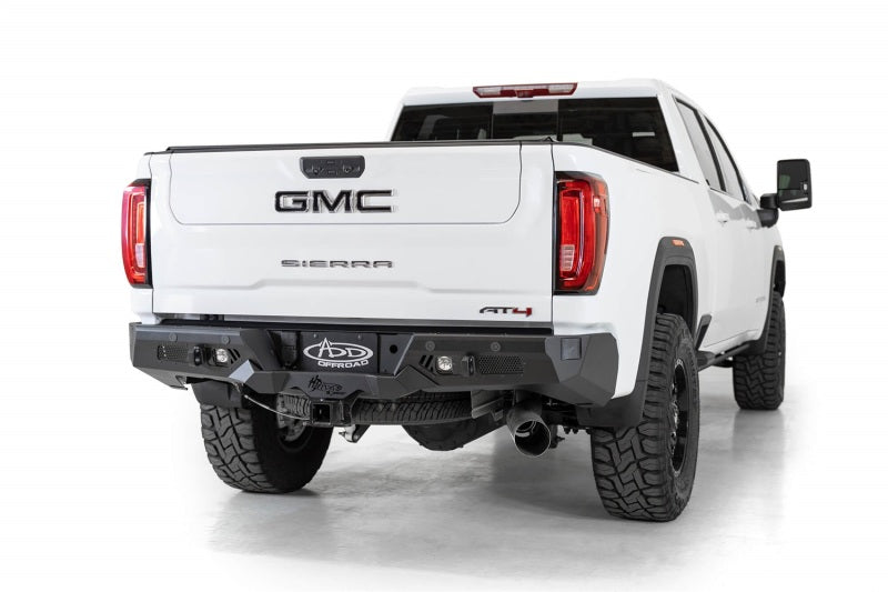 Addictive Desert Designs 2020 GM Sierra/Silverado 2500 Bomber HD Rear Bumper w/ Blind Spot Mounts R270021280103 R270021280103 Photo - Mounted
