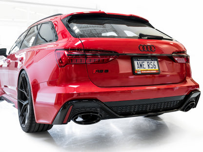 AWE Tuning 21-23 Audi C8 RS6/RS7 SwitchPath Cat-back Exhaust - Diamond Black Tips 3025-33776 3025-33776 Photo - Mounted