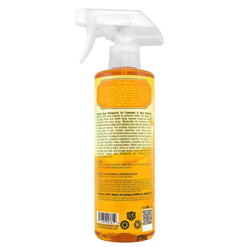 Chemical Guys Mangocello Mango Lemon Fusion Air Freshener & Odor Eliminator - 16oz (P6) AIR22616 AIR22616 User 1