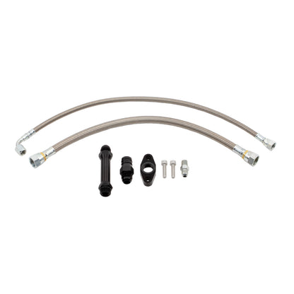 Wehrli Cummins High Mount 2nd Gen Turbo Swap Oil Line Kit WCF100279 WCF100279 Photo - Primary