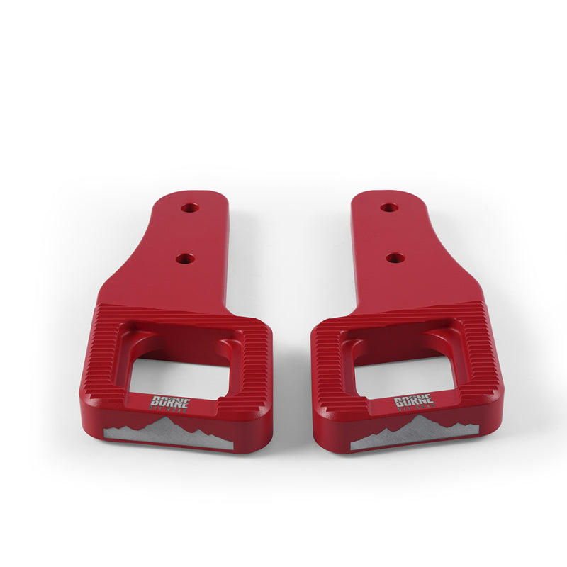 Borne Off-Road 2017+ Ford Raptor / 2009+ Ford F150 Borne Off-Road Billet Tow Hooks - Red BNTH-F150-17RD BNTH-F150-17RD Photo - Primary