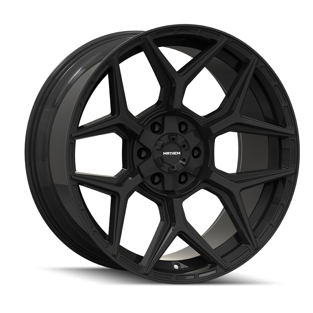 Mayhem Vanquish 8119 22X10 / 6x135/6x139.7 / -19mm Offset / 106.1mm  Hub - Gloss Black 8119-22137GB