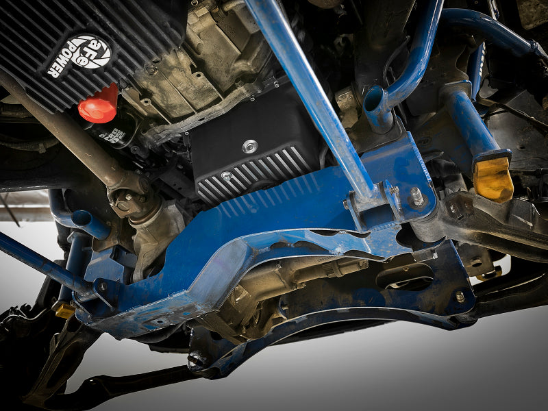 aFe Pro Series Deep Engine Oil Pan 11-16 GM Duramax V8-6.6L (td) 46-70342 46-70342 Photo - Mounted