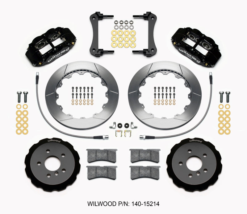 Wilwood Narrow Superlite 6R Front Hat Kit 12.88in 2014-2015 Mini Cooper w/Lines 140-15214 140-15214 Photo - Primary