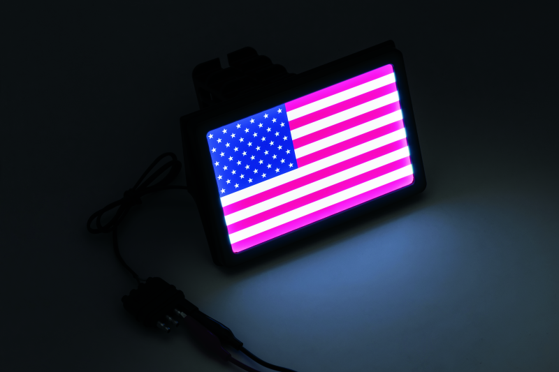 Kuryakyn Freedom Flag Led Hitch Cvr Blk 2893 2893 User 1