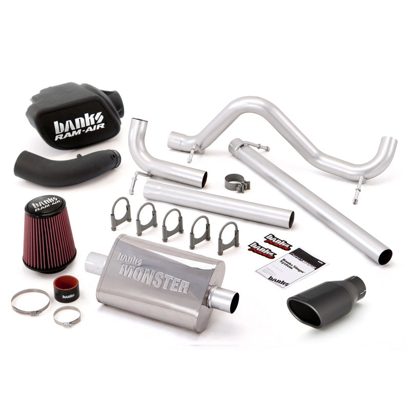 Banks Power 07-11 Jeep 3.8L Wrangler - 4dr Stinger Sys (no AutoMind) - SS Single E 51340-B Photo - Primary