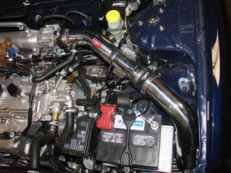 Injen 2002-2006 Sentra 1.8L 4 Cyl. Black Cold Air Intake SP1967BLK SP1967BLK Photo - Mounted