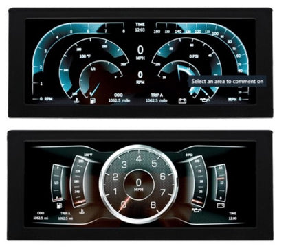 AutoMeter 82-87 Monte Carlo/El Camino/Malibu InVision Digital Instrument Display Color LCD 7005 7005 User 1