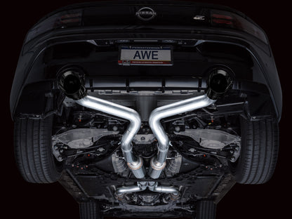 AWE Tuning AWE 2023 Nissan Z RZ34 RWD Track Edition Catback Exhaust System w/ Diamond Black Tips 3020-33400 3020-33400 Photo - Mounted