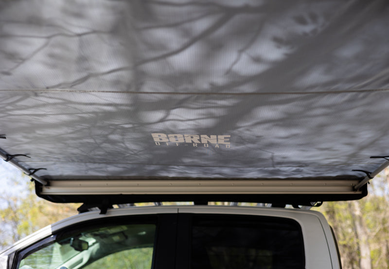 Borne Off-Road Rooftop Awning 59in L x 79in D Grey BNAW-59-79GR BNAW-59-79GR Photo - Primary