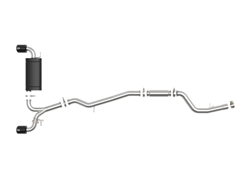aFe 2020 Toyota Supra L6-3.0L (t) Cat Back Exhaust 49-36043-B 49-36043-B Photo - Unmounted