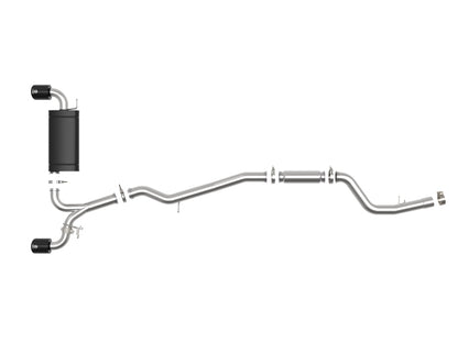 aFe 2020 Toyota Supra L6-3.0L (t) Cat Back Exhaust 49-36043-B 49-36043-B Photo - Unmounted