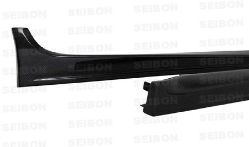 Seibon 08-10 Mitsubishi Evo X Carbon Fiber Side Skirts SS0809MITEVOX-OE Photo - Primary