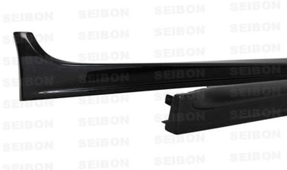 Seibon 08-10 Mitsubishi Evo X Carbon Fiber Side Skirts SS0809MITEVOX-OE Photo - Primary