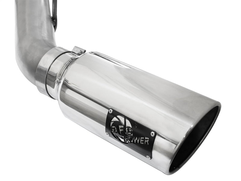 aFe  POWER 49-43065-P Large Bore-HD 4" 409 SS DPF-Back Exhaust System 49-43065-P Photo - Unmounted