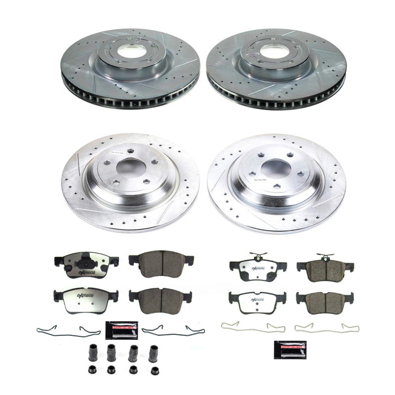 PowerStop Power Stop 21-22 Ford Bronco Sport Front & Rear Z36 Truck & Tow Brake Kit K8644-36