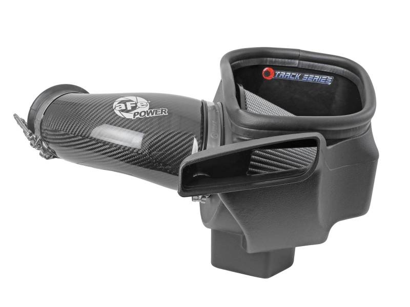 aFe 12-21 Jeep Grand Cherokee 6.4L Track Series Carbon Fiber Cold Air Intake w/Pro Dry S Filter 57-10014D 57-10014D Photo - Unmounted