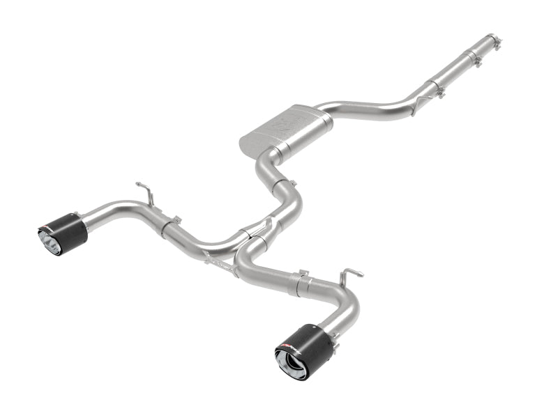 aFe MACHForce XP 3in-2.5in SS Exhaust Cat-Back 18-19 Volkswagen GTI (MK7.5) L4-2.0L (t) - Carbon 49-36422-C 49-36422-C Photo - Primary