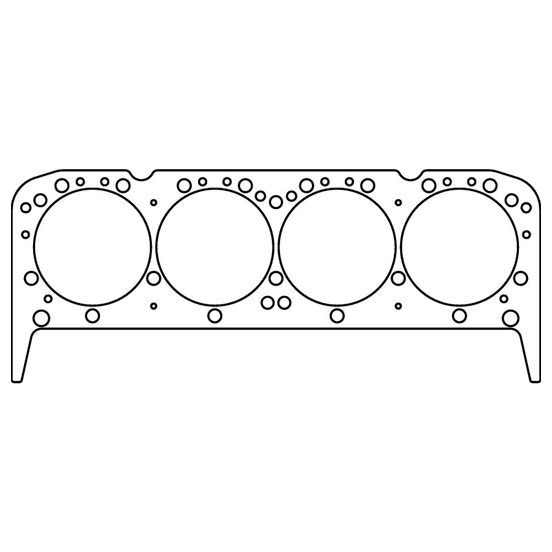 Cometic GM SB 18/23 Deg 4.200in Bore 0.043in Copper Head Gasket (No Steam Holes) C15412-043 C15412-043 Photo - Primary