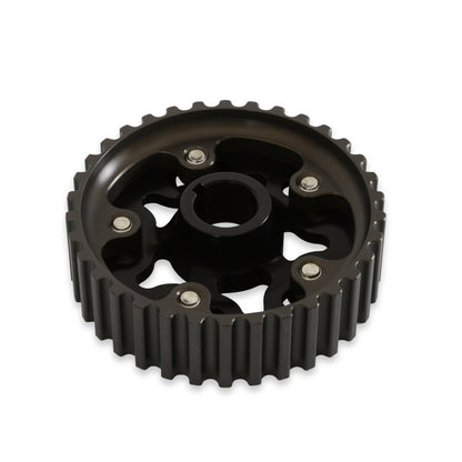 AEM Electronics Tru-Time Cam Gear Black 5-Bolt Honda B Series 23-802BK Photo - out of package