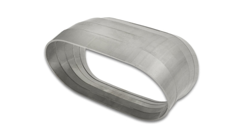 Vibrant 45 Degree Vertical Plane Oval 304SS Pie Cuts Nominal Tube 3.50in 13586 13586 Photo - Primary