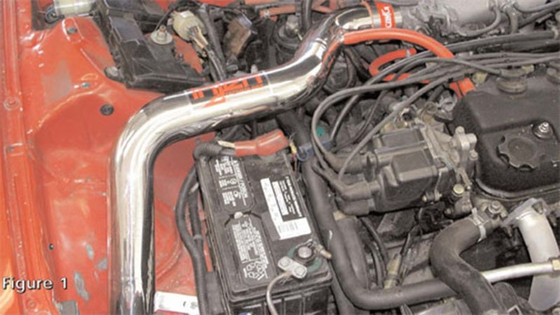 Injen Polished Cold Air Intake 88-91 Honda Civic Ex/Si/CRX Si 1.6L 4 Cyl RD1500P Photo - Mounted