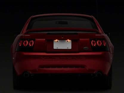 Raxiom 99-04 Ford Mustang Axial Series Altezza Style Tail Lights- Blk Housing (Smoked Lens) 413422 413422 Photo - Close Up