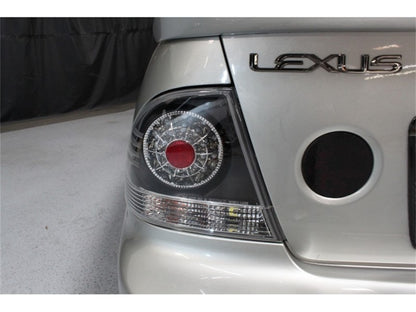 Spyder Lexus IS 300 01-05 LED Tail Lights Black ALT-YD-LIS300-LED-BK 5005809 5005809 Photo - Mounted