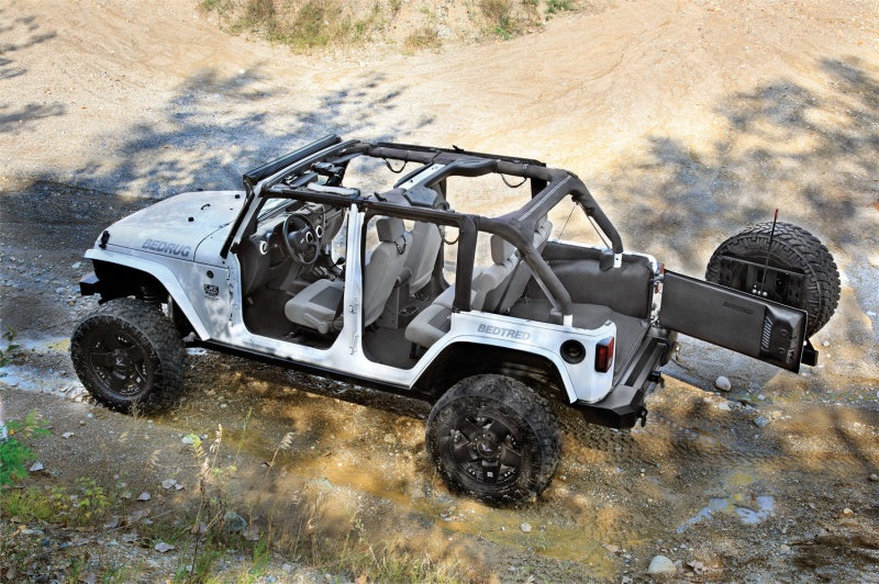 Bedrug Jeep Bedtread 07-10 Jeep JK Unlimited 4DR Rear 5Pc. Cargo Kit BTJK07R4 Photo - Mounted