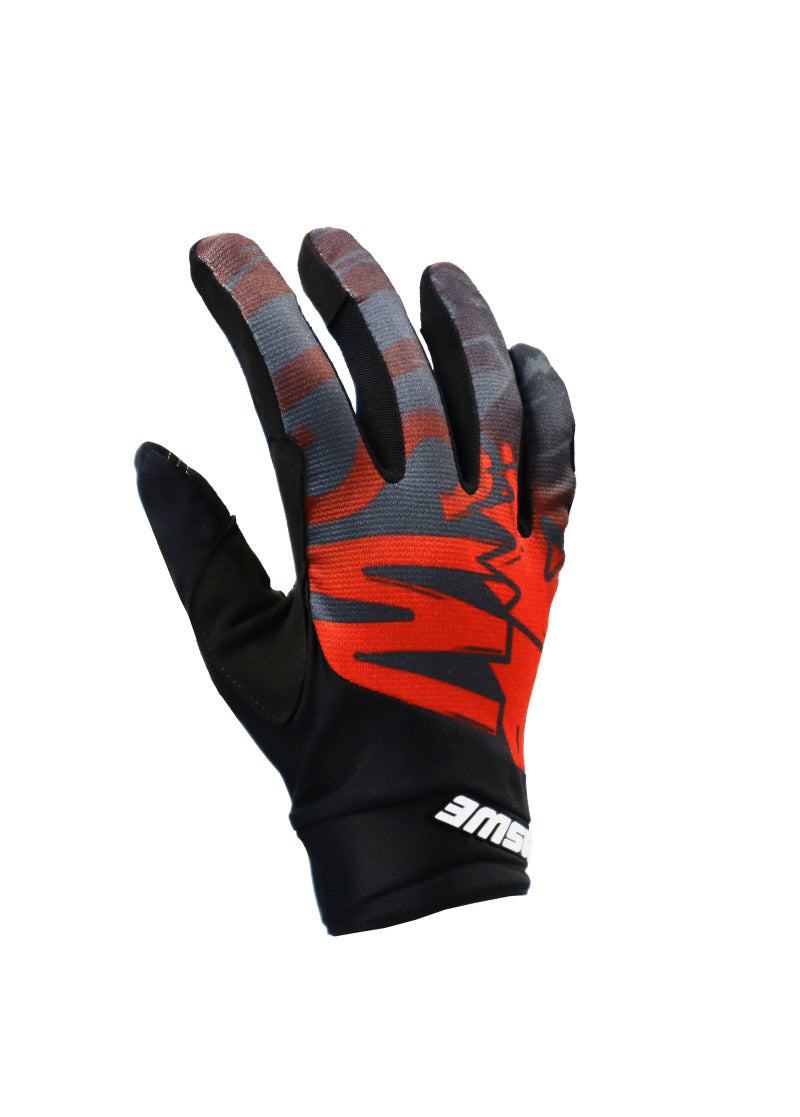 USWE Cartoon Off-Road Glove Flame Red - Large 80997043400106