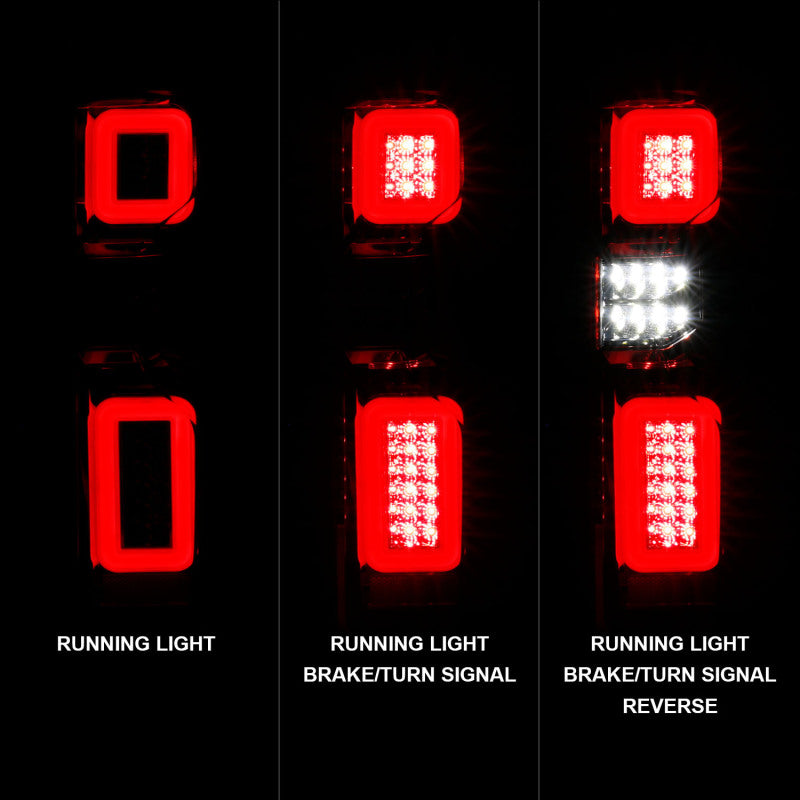 ANZO 19-21 Chevy Silverado Full LED Tailights Chrome Housing Red/Clear Lens G2 (w/C Light Bars) 311416 311416 User 1