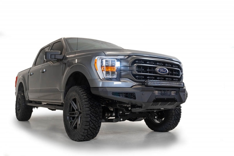 Addictive Desert Designs 2021 Ford F-150 HoneyBadger Front Bumper w/ Top Hoop F197431040103 F197431040103 Photo - Mounted