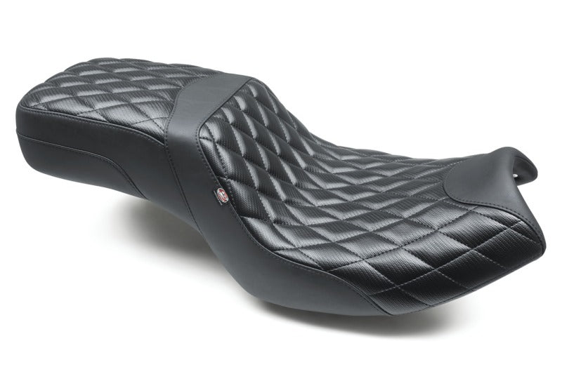 Mustang Motorcycle Mustang 20-22 Indian Challenger Squareback 1PC Seat w/ Diamond Stitch - Black 82300 82300 Photo - Primary