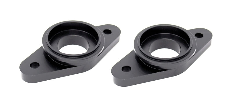 Torque Solution Billet Stock to Tial Blowoff Valve Adapter (Black): Nissan GTR R35 ALL TS-GTR-TIAL-BK TS-GTR-TIAL-BK Photo - Primary