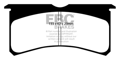 EBC Brakes Redstuff Ceramic Brake Pads DP3037/2C Photo - Primary
