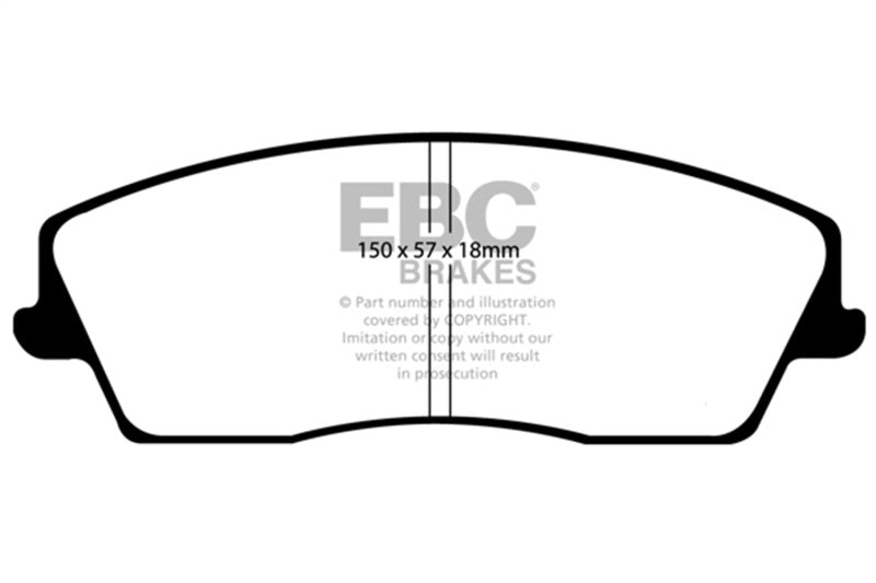 EBC Disc Brake Pad Set DP41723R Photo - Primary