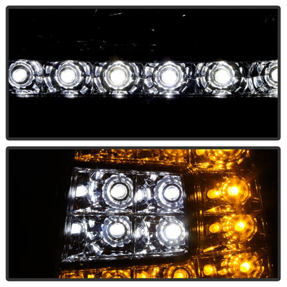 SPYDER Xtune Ford F150 97-03 Crystal Headlights w/ Clear LED Corners Smoke HD-ON-FF15097-LED-SET-SM 5014801 5014801 Photo - Unmounted