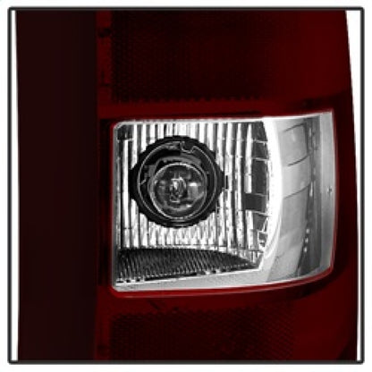 SPYDER Xtune GMC Sierra 07-13 OEM Tail Lights Dark Red ALT-JH-CSIL07-OE-RSM 9033100 9033100 Photo - Unmounted