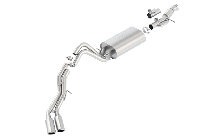Borla Touring Cat Back 15-16 GMC Denali 6.2L V8 2.75in, 2.25in Dual Same Side Exit 4in Tips Exhaust 140559 140559 Photo - Primary